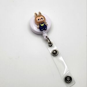 LABUBU THE MONSTERS Badge Reel NEW